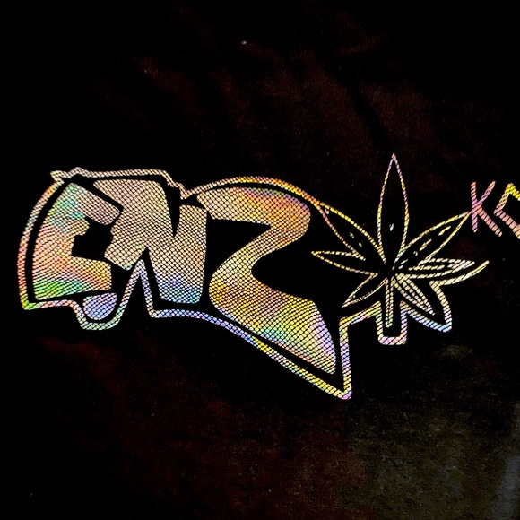 Custom made enzoko logo t shirts in black or white - Picture 4 of 5